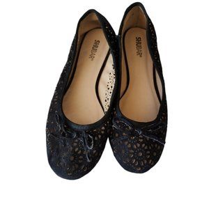 SHUBAR shoes black flats size 8